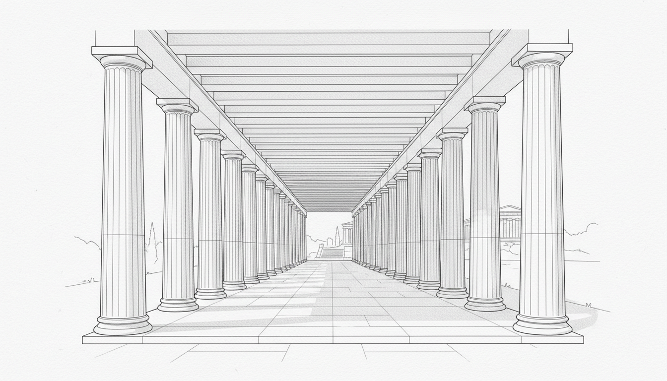 Profundidad de columnas clásicas